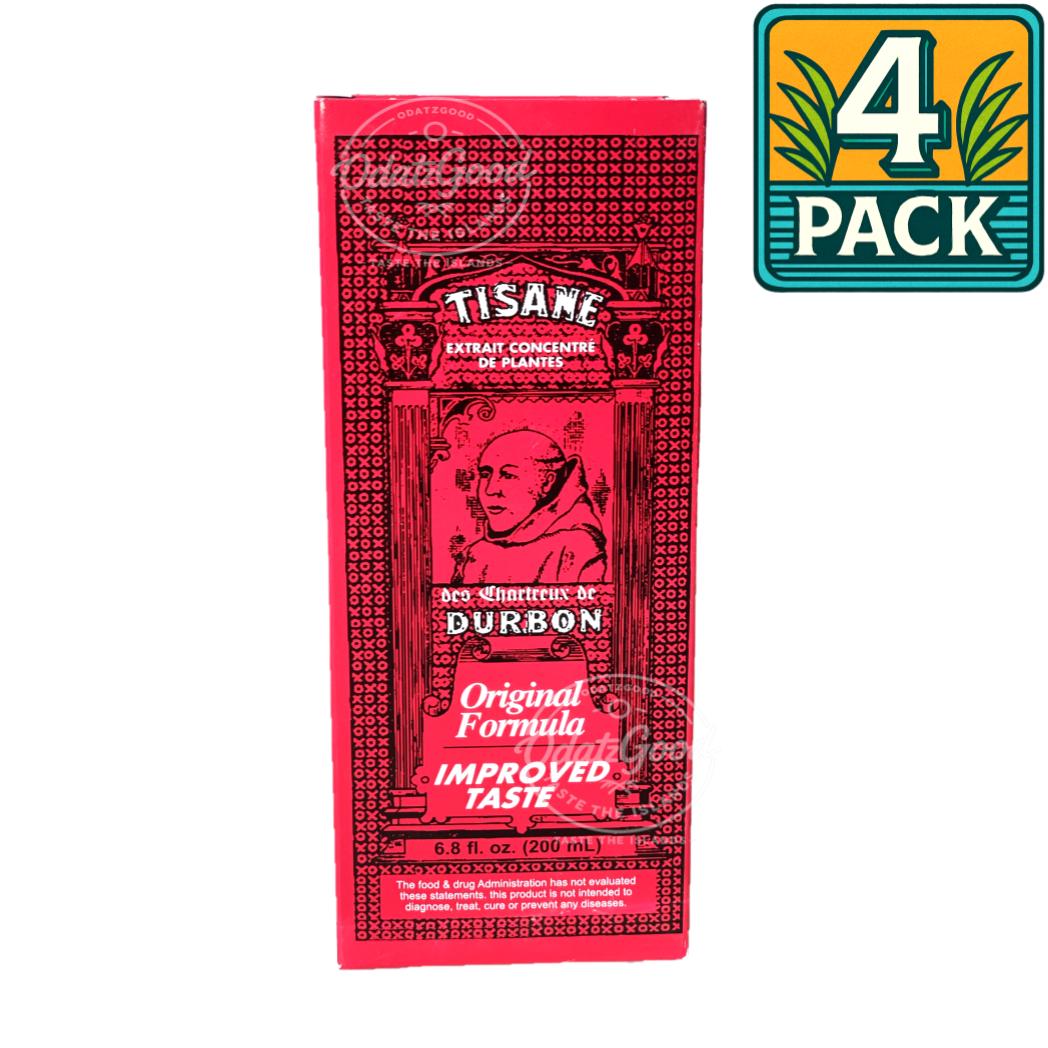 Tisane De Chartreux De Durbon Herbal Extract | Product of Barbados | 6.8 oz (200ml) | (Bulk) Case Pack