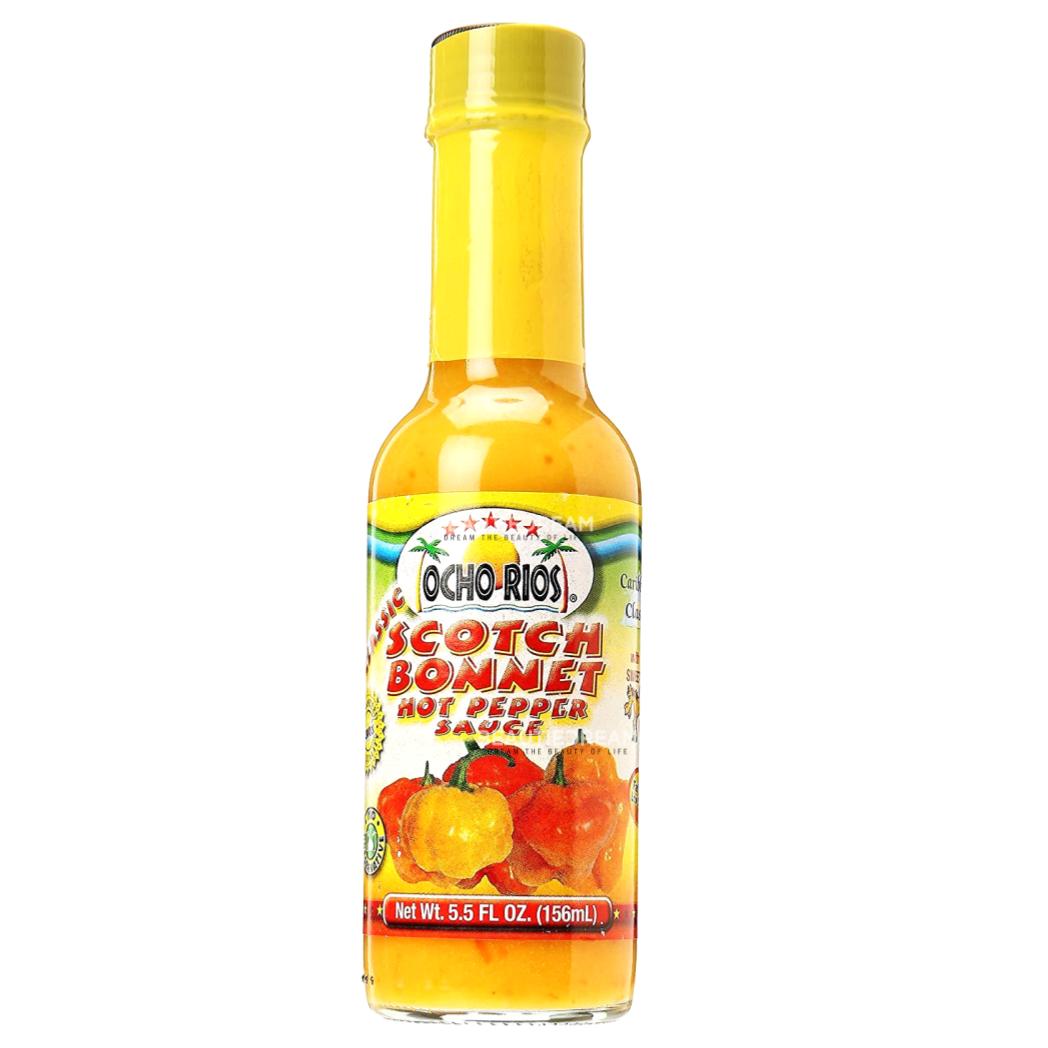 Ocho Rios Scotch Bonnet Pepper Sauce | Product of St. Lucia | 5.5 oz (156ml)