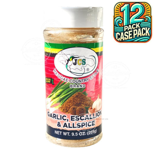JCS Garlic Escallion Allspice Seasoning | 9.5 oz | (Bulk) Case of 12