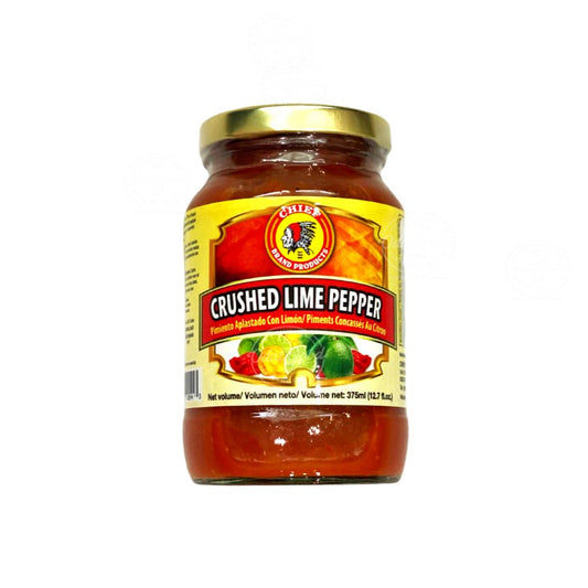 Chief Crushed Lime Pepper | Product of Trinidad & Tobago | 12.7oz (375ml)