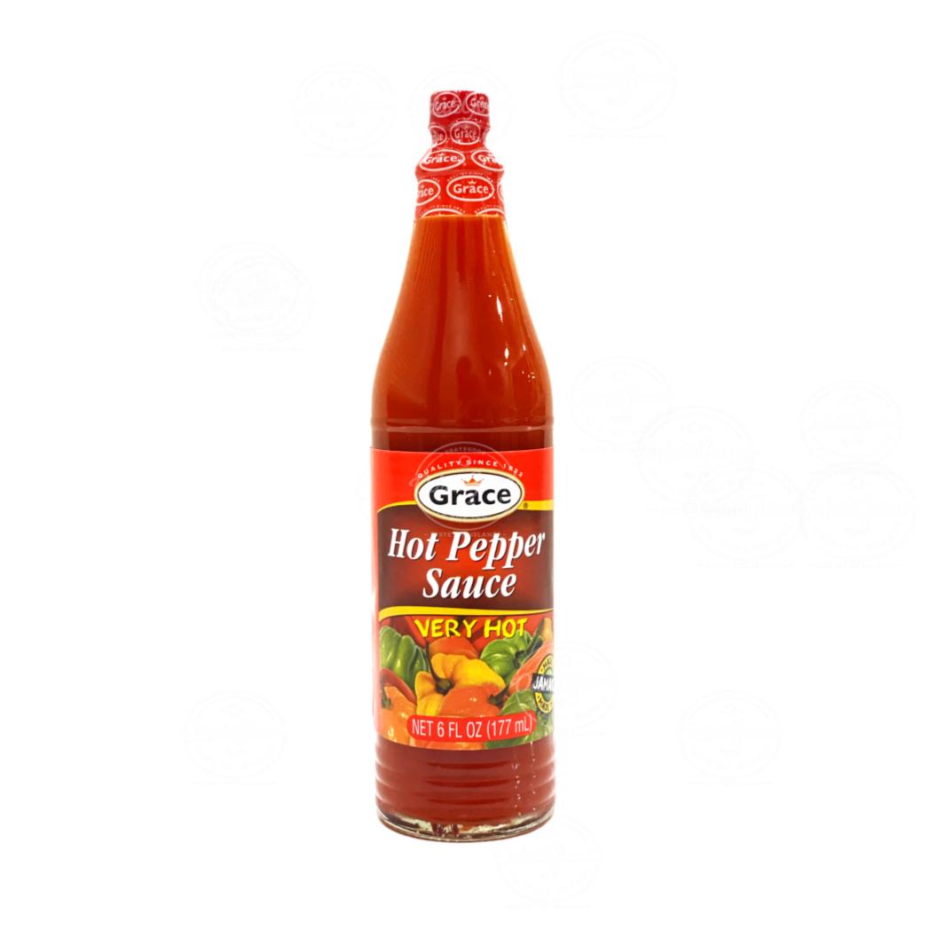 Grace Hot Pepper Sauce | Product of Jamaica | 6oz (177ml) | (Bulk) Case Pack