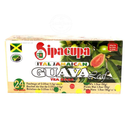 Sipacupa Guava Tea | Product of Jamaica | 24 Tea Bags