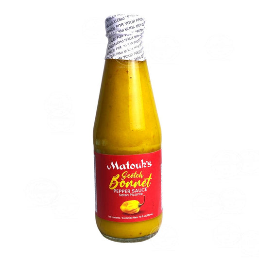 Matouk’s  Scotch Bonnet Pepper Sauce | Product of Trinidad & Tobago | 10oz  (300ml)