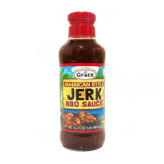 Grace Jerk BBQ Sauce Jamaican Style | Product of Jamaica | 16.2oz (480ml)