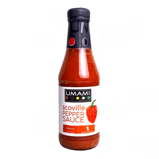 Umami Scoville Pepper Sauce 14oz (359g) | Product of Guyana | 14oz (359g)