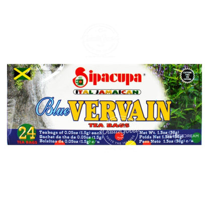 Sipacupa Blue Vervain Tea | Product of Jamaica | 24 Tea Bags
