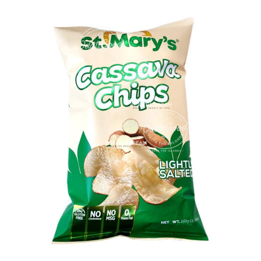 St. Mary’s Cassava Chips | 3.88oz  (110g) | (Bulk) Case of 30