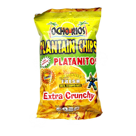 Ocho Rios Salted Plantain Chips Extra Crunchy | 3oz  (84g)