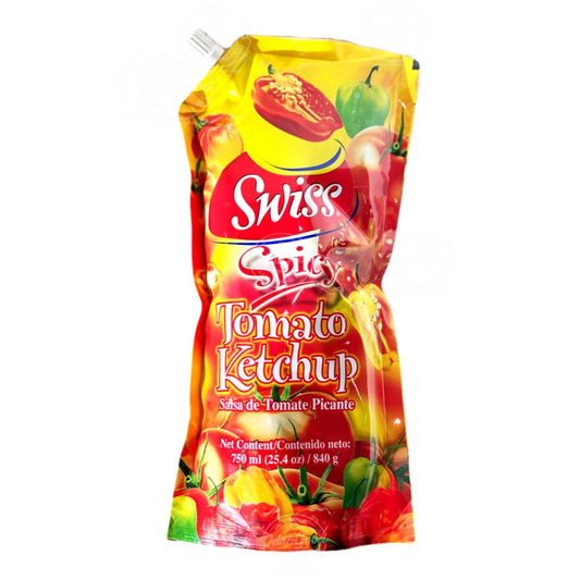 Swiss Spicy Tamato Ketchup | Product of Trinidad & Tobago | 25.4oz (840g)