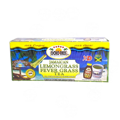 Ocho Rios Jamaican Lemongrass (Fever Grass) Tea (24 Tea Bags) | 1.1oz  (31g)