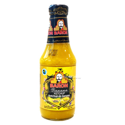 Baron Banana Ketchup | Product of St. Lucia | 14oz (397g)