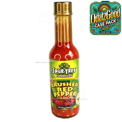 Spur Tree Crushed Red Pepper Sauce | Product of Jamaica | 5 oz (148ml) | (Bulk) Case Pack