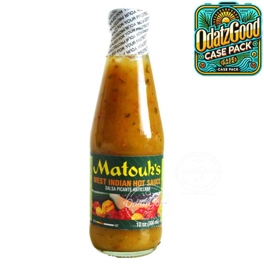 Matouk's West Indian Hot Sauce | Product of Trinidad & Tobago | 10oz | (Bulk) Case Pack