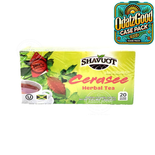Shavuot Cerasee Tea | Product of Jamaica | 20 Tea Bags | (Bulk) Case Pack
