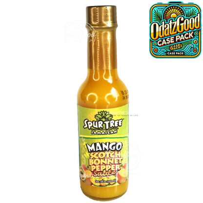 Spur Tree Mango Scotch Bonnet Pepper Sauce | Product of Jamaica | 5 oz (148ml) | (Bulk) Case Pack