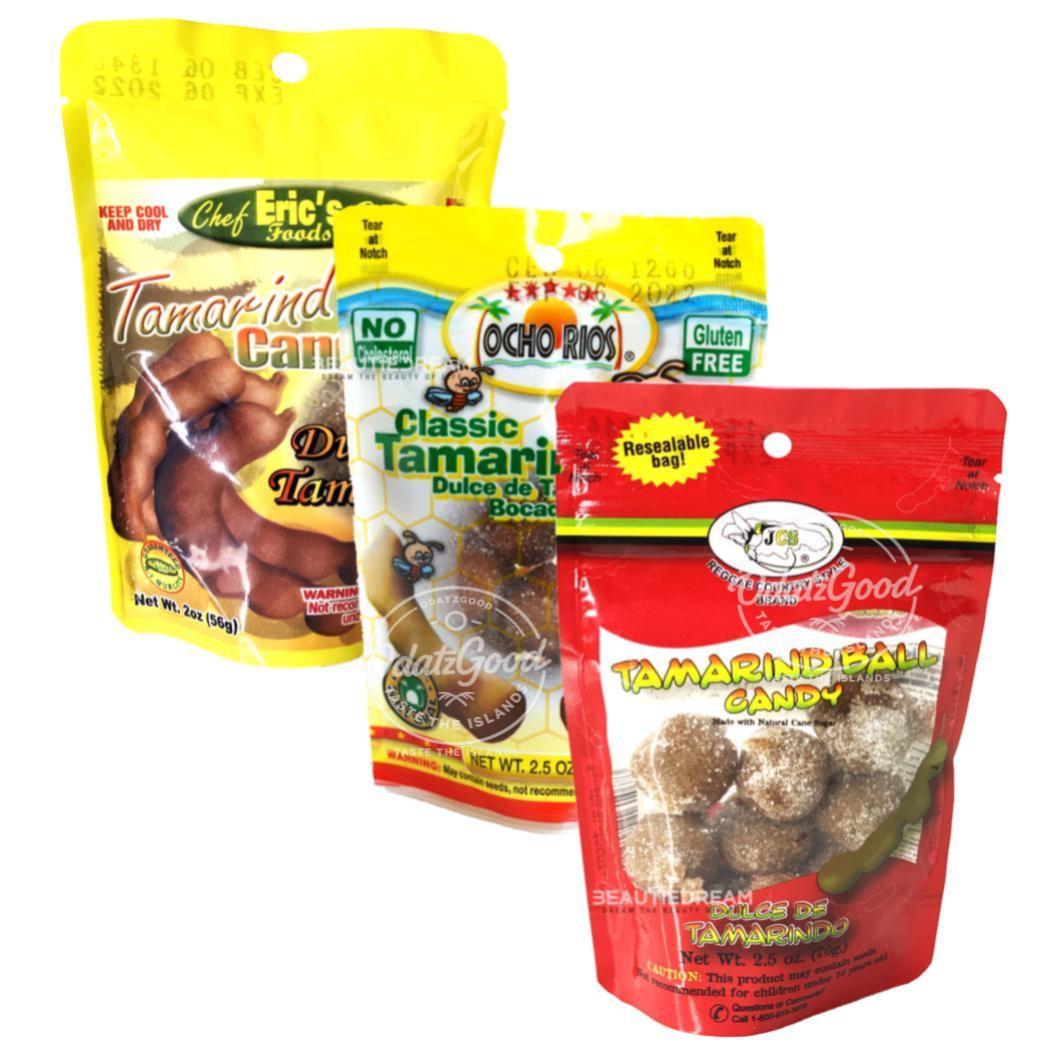 Tamarind Candy Balls Variety Pack | Ocho Rios, Chef Eric's, JCS