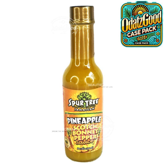 Spur Tree Pineapple Scotch Bonnet Pepper Sauce | Product of Jamaica | 5 oz (148ml) | (Bulk) Case Pack