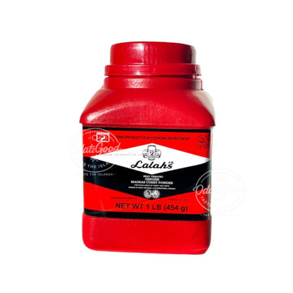 Lalah’s Madras Curry Powder | Product of India | 1 lb (454g)