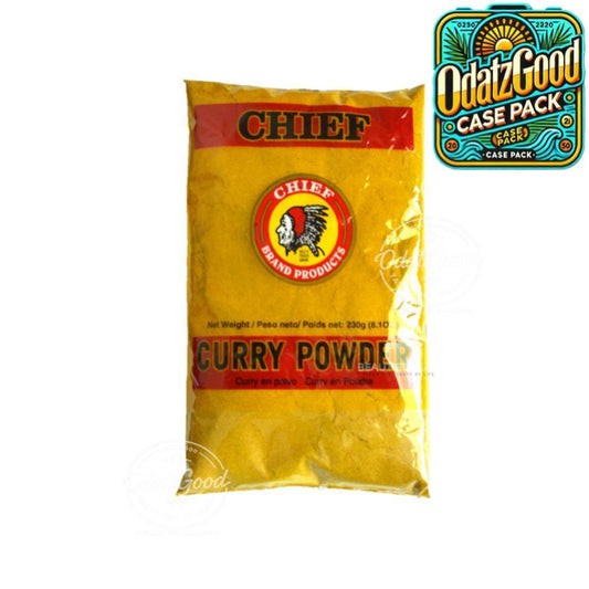 Chief Curry Powder | Product of Trinidad & Tobago | 8.1 oz (230g) | (Bulk) Case Pack