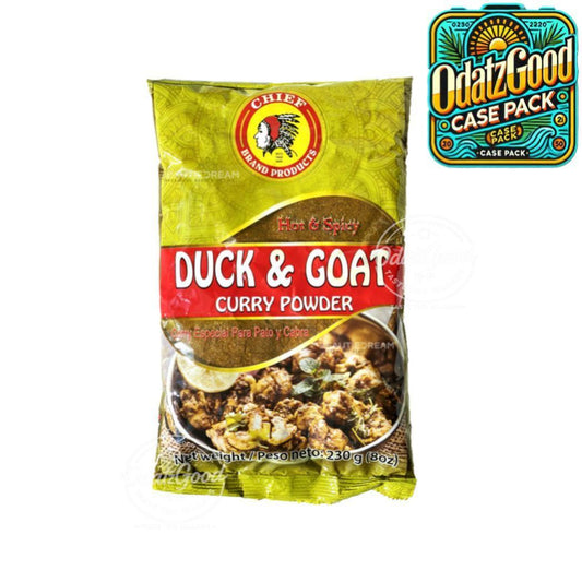 Chief Duck & Goat Curry  | Product of Trinidad & Tobago | 8.1 oz (230g) | (Bulk) Case Pack
