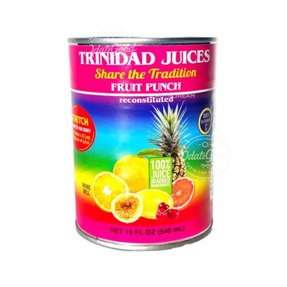 Trinidad Juices Fruit Punch | Product of Trinidad & Tobago | 19oz (540ml)