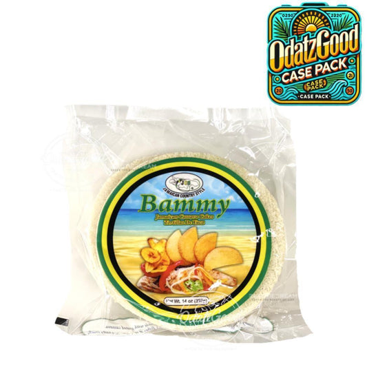 JCS Jamaican Bammy Cassava Cakes (Tortillas de Yuca) | Product of Jamaica | 14 oz | (Bulk) Case Pack