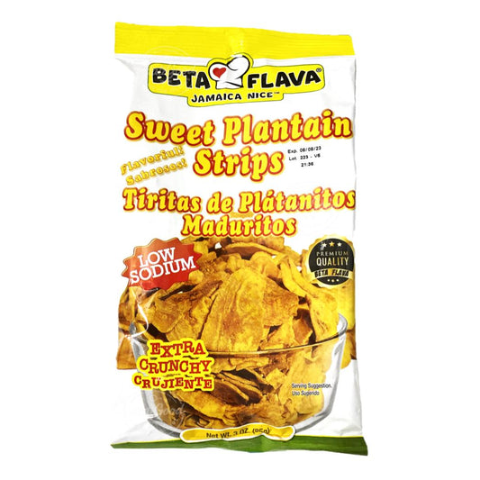 Beta Flava (Ocho Rios) Sweet Plantain Strips | 3oz (85g)