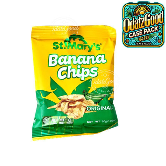 St. Mary’s Banana Chips | 1.06oz (30g) | (Bulk) Case Pack