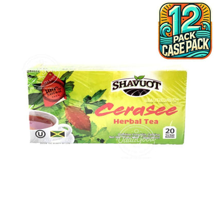 Shavuot Cerasee Tea | Product of Jamaica | 20 Tea Bags | (Bulk) Case Pack