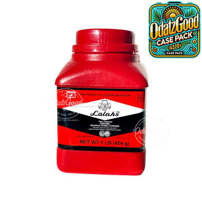 Lalah’s Madras Curry Powder | Product of India | 1 lb (454g) | (Bulk) Case Pack