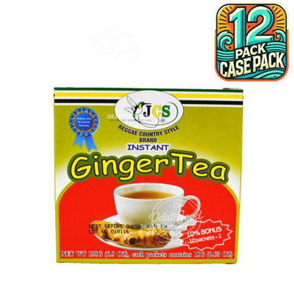 JCS Instant Ginger Tea | 6.9oz (198g) | (Bulk) Case Pack