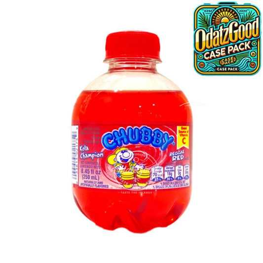Chubby Reggae Red Kola Champion Soda | 8.45oz (250ml) | (Bulk) Case Pack