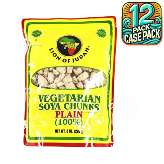 Lion of Judah Soya Chunks Plain | 8 oz (226g) | (Bulk) Case of 12