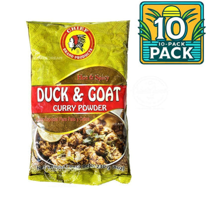 Chief Duck & Goat Curry  | Product of Trinidad & Tobago | 8.1 oz (230g) | (Bulk) Case Pack