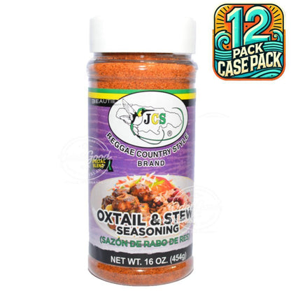 JCS Oxtail Seasoning Meat & Stew 16oz | Case of 12