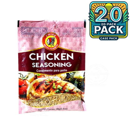 Chief Chicken Seasoning | Product of Trinidad & Tobago | 1.4 oz (28g) | (Bulk) Case Pack