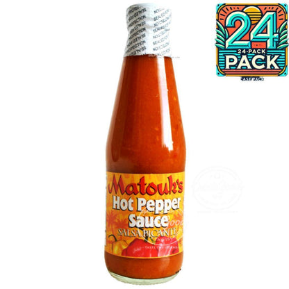 Matouk's Hot Pepper Sauce | Product of Trinidad & Tobago | 10oz | (Bulk) Case Pack