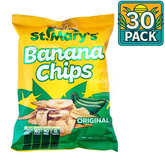 St. Mary’s Banana Chips | 5oz (142g) | (Bulk) Case of 30