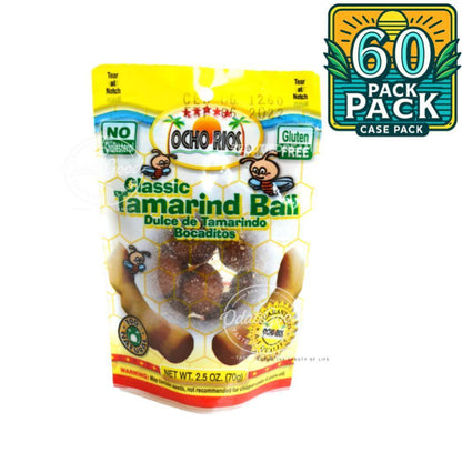 Ocho Rios Tamarind Ball | 2 oz (70g) | (Bulk) Case Pack