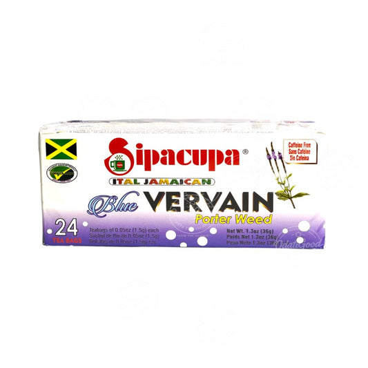 Sipacupa Blue Vervain Tea | Product of Jamaica | 24 Tea Bags