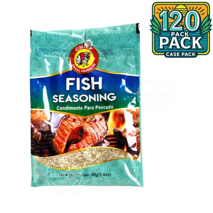 Chief Fish Seasoning | Product of Trinidad & Tobago | 1.4 oz (28g) | (Bulk) Case Pack