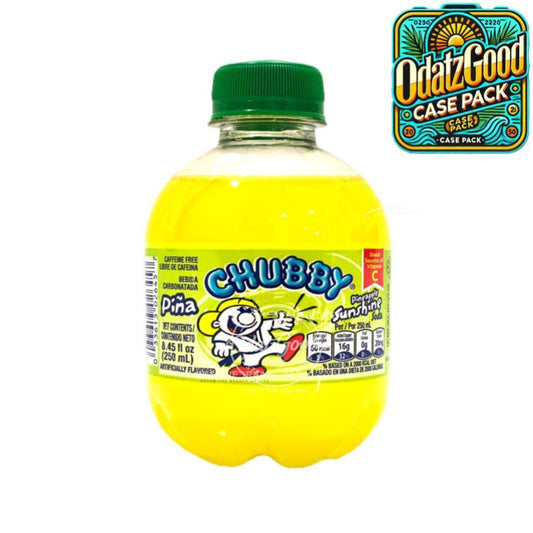 Chubby Pineapple Sunshine Piña Soda | 8.45oz (250ml) | (Bulk) Case Pack