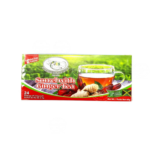 JCS Sorrel Ginger Tea | 25 Tea Bags (62.5g)