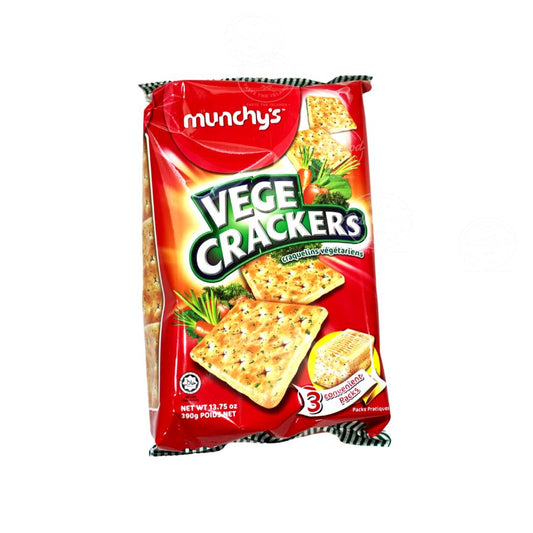 Munchy’s Vege Crackers | Product of Malaysla | 13.75oz (390g)