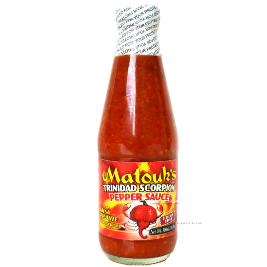 Matouk's Trinidad Scorpion Pepper Sauce | Product of Trinidad & Tobago | 10oz