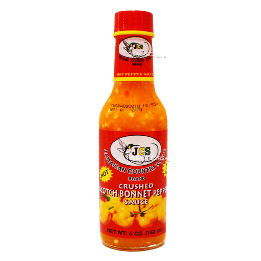 JCS Crushed Scotch Bonnet Pepper Sauce | 5 oz