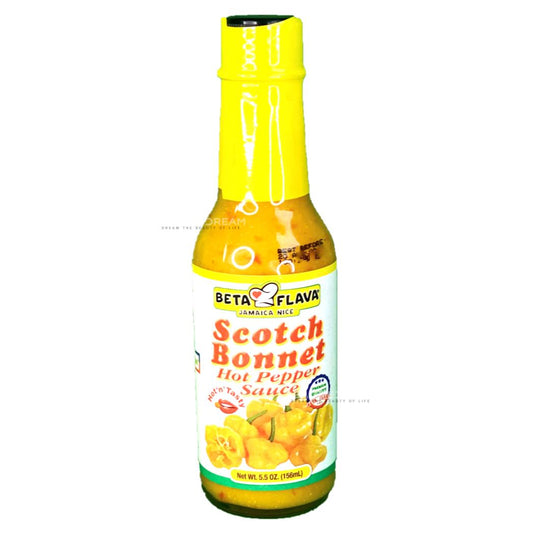 Beta Flava Scotch Bonnet Sauce | Product of St. Lucia | 5.5 oz (156ml)