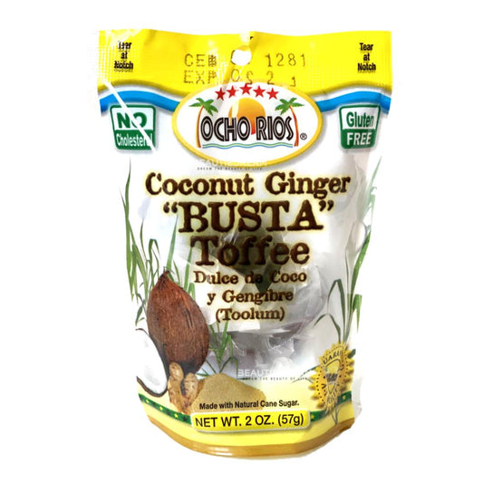 Ocho Rios Coconut Ginger Busta Toffee | 2 oz (57g)