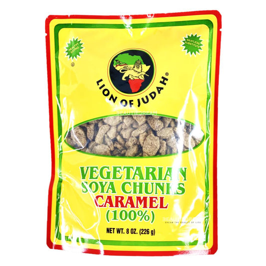 Lion of Judah Soya Chunks Caramel | 8 oz (226g)