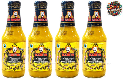 Baron Banana Ketchup | Product of St. Lucia | 14oz (397g)